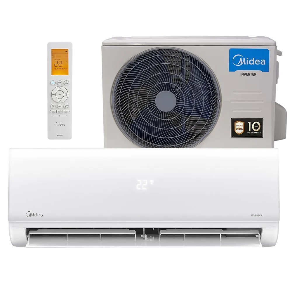 Ar Condicionado Split Inverter Midea Xtreme Save Ai Connect 12000 Btus Frio 220v 38agvcj12m5